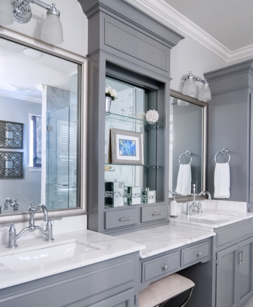 framed bathroom mirrors