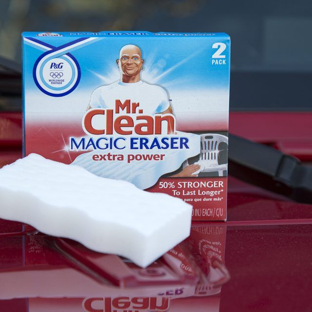 can you use magic eraser on car