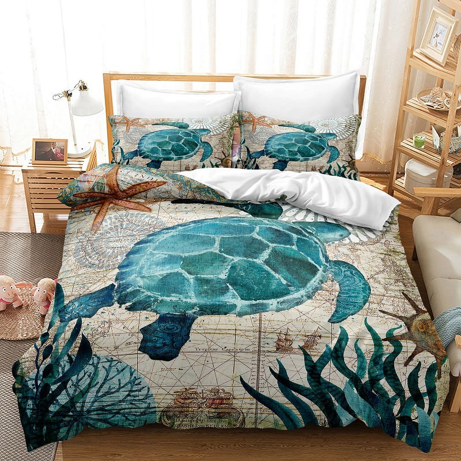 beach theme queen comforter sets