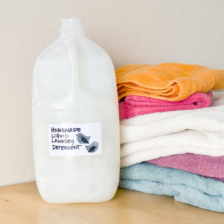 homemade liquid laundry detergent